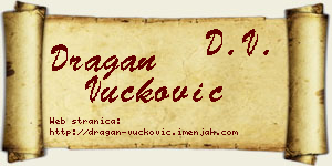 Dragan Vučković vizit kartica